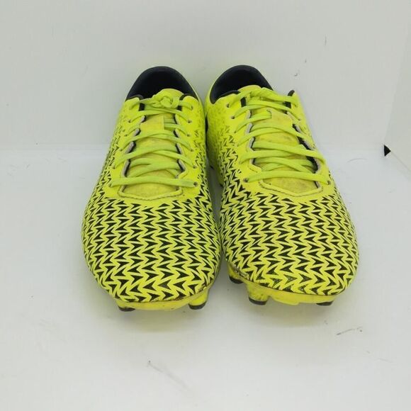 Under Armour Force 2 FG Mens Neon Yellow/Black Soccer Cleats - sz. 7 1/2 - Picture 2 of 6